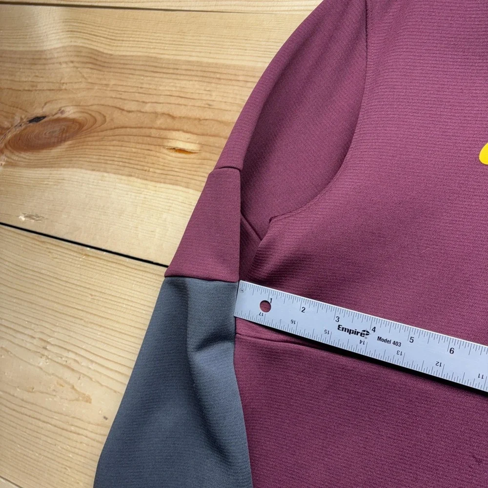 Minnesota Golden Gophers Sweatshirt Mens Medium Red‎ Nike Dri Fit Team Issue